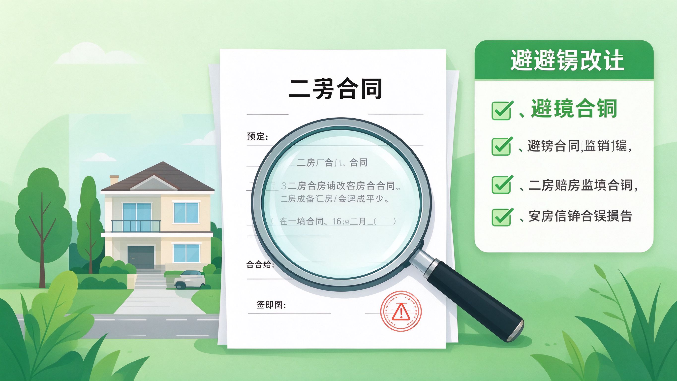 二手房交易注意事项 二手房避坑 二手房交易风险