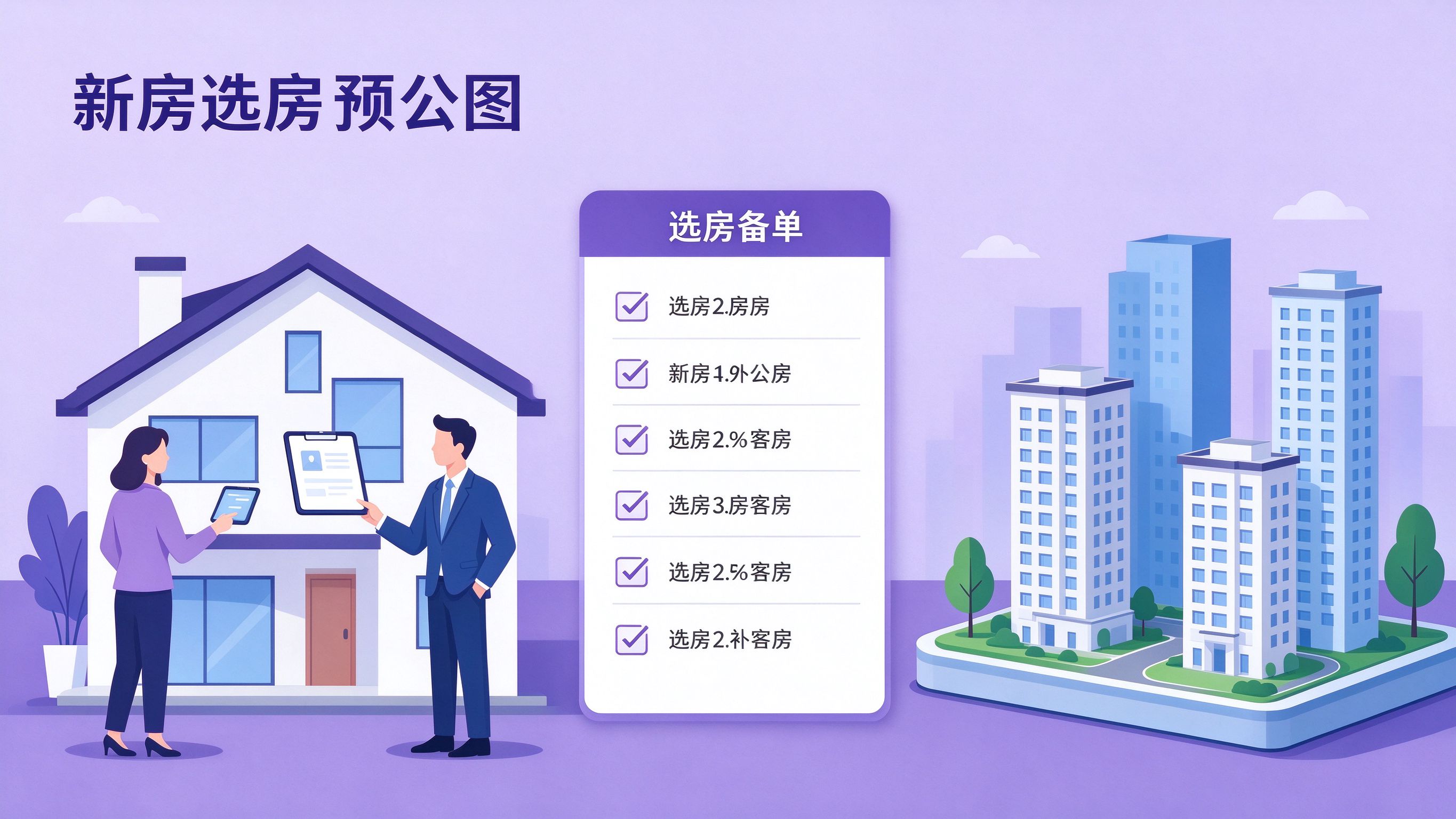 新房选房 选房看什么 新房选房清单